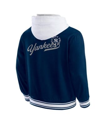 Fanatics Men's Navy New York Yankees Full-Snap Hooded Jacket