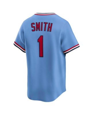 Men's Ozzie Smith Blue St. Louis Cardinals Throwback Cooperstown Collection Limited Jersey