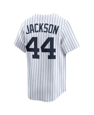 Men's Reggie Jackson White New York Yankees Throwback Cooperstown Collection Limited Jersey