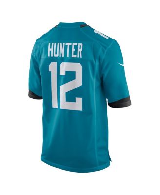 Men's Travis Hunter Teal Jacksonville Jaguars 2025 NFL Draft First Round Pick Game Jersey