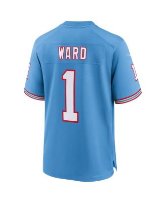 Men's Cameron Ward Light Blue Tennessee Titans 2025 NFL Draft First Round Pick 2nd Alternate Game Jersey