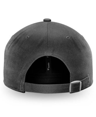 Men's Charcoal Nashville Predators Wordmark Core Fundamental Adjustable Hat