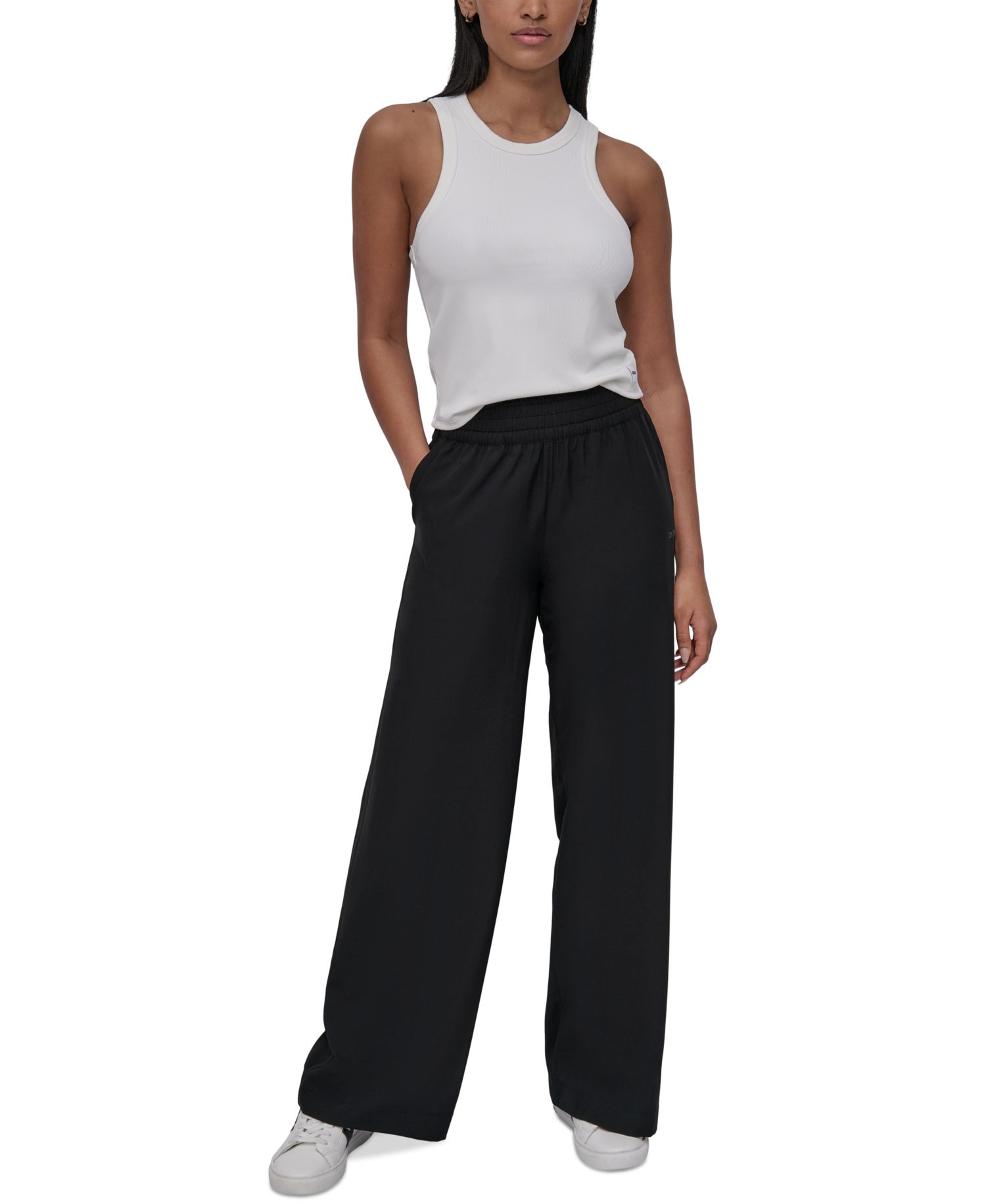 Women's Hudson Stretch Wide-Leg Pull-On Pants