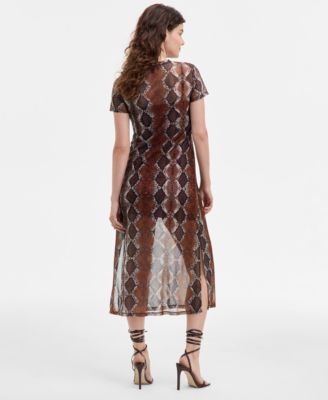 アポリナ　nola dress ３-５Ｙ Steve Madden Women's Nola Mesh Midi Dress - Macy's