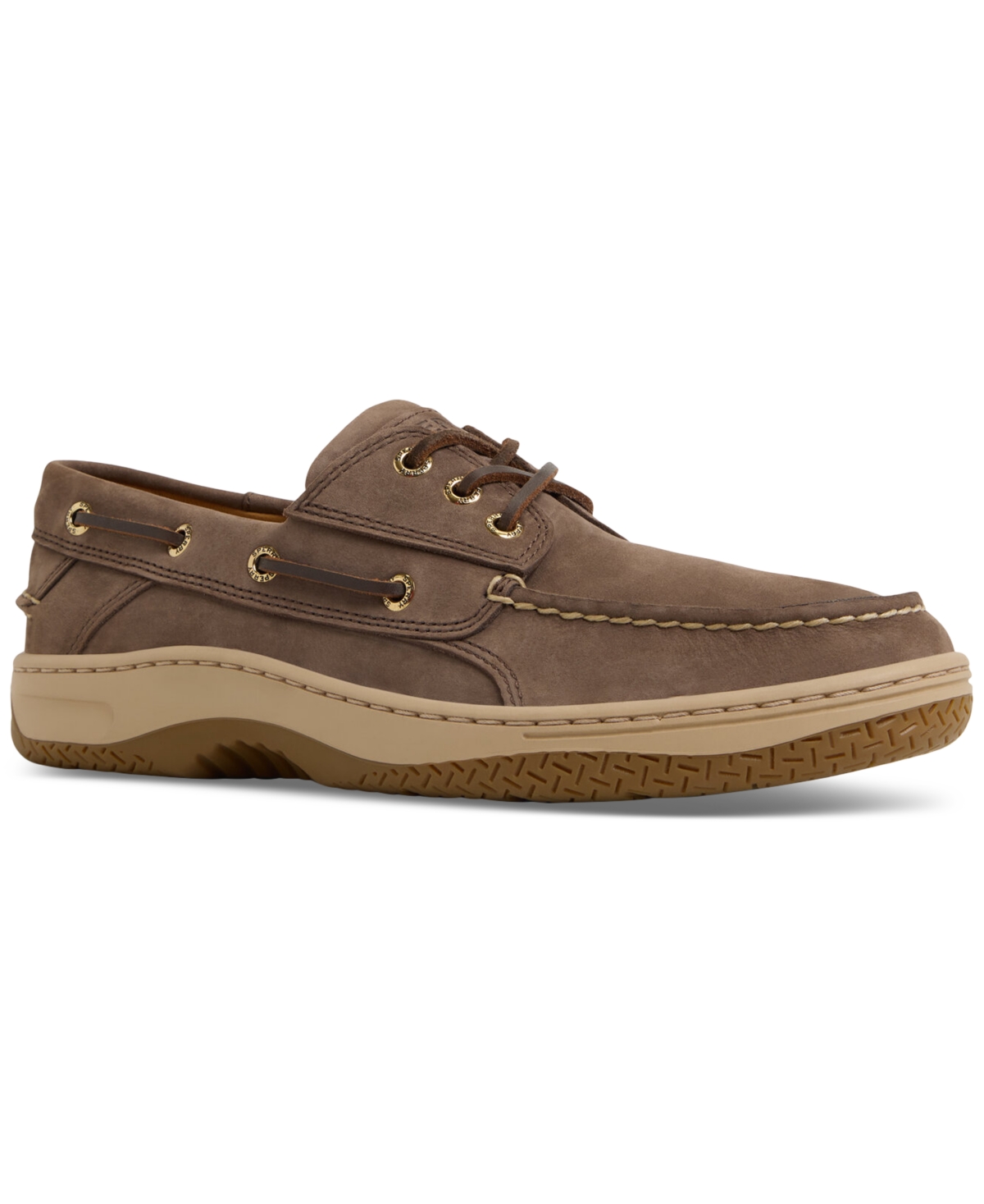 Men's Gold Billfish Plushwave Boat Shoe - Brown Nubuck