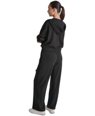 Women's Drop-Shoulder High-Line Zip Scuba Hoodie