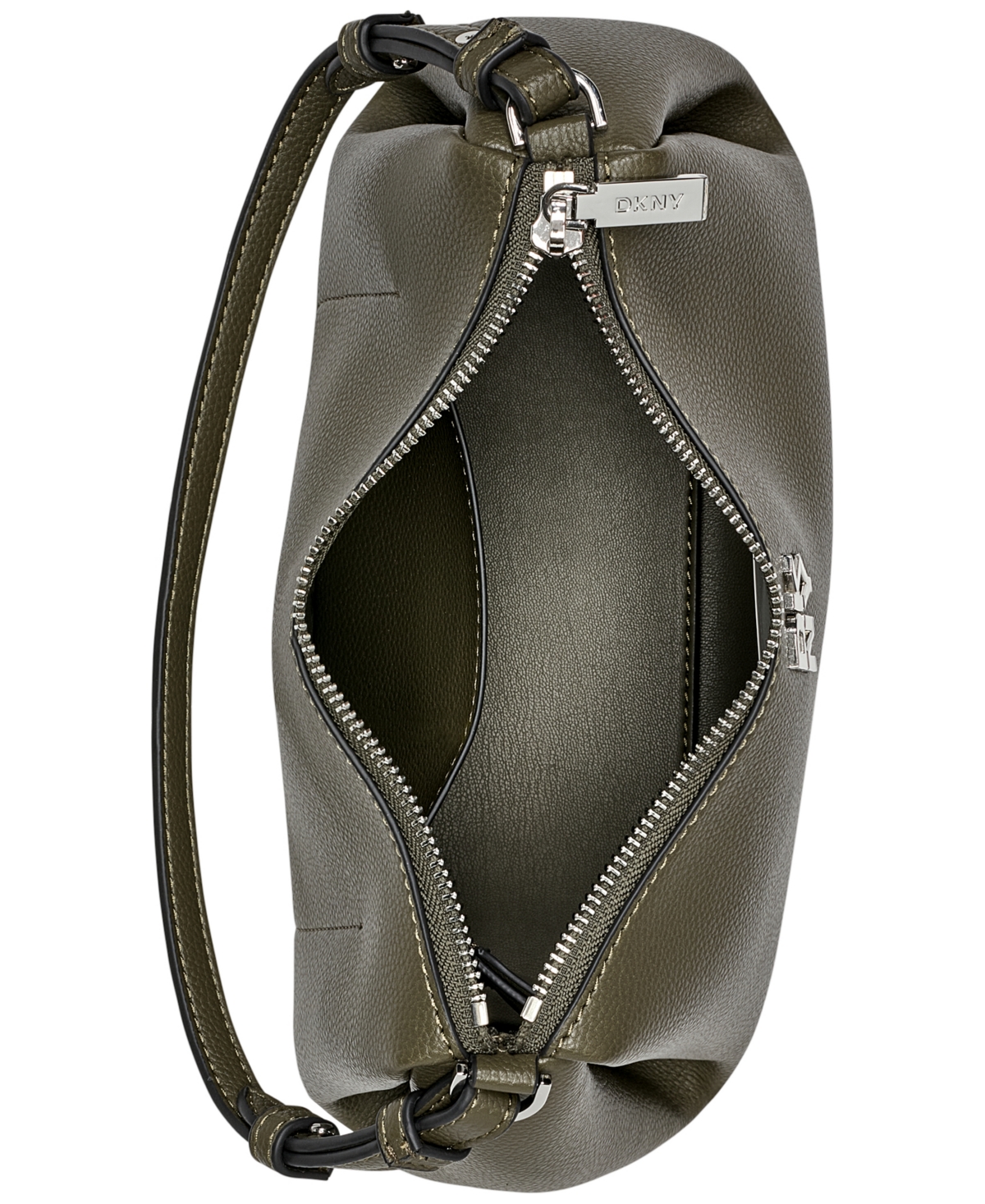 Dkny Remy Top Zip Shoulder Bag In Green