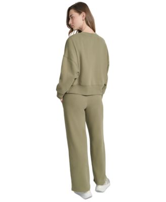 Women's Mini Stud Logo Crew Neck Sweatshirt