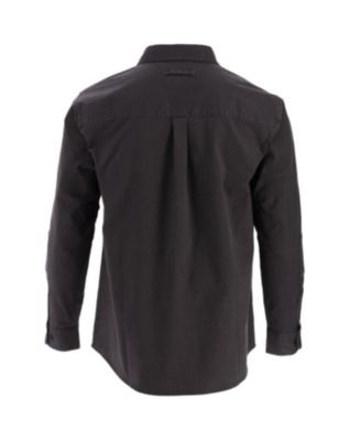 Men's Heavyweight Utility Stretch Long Sleeve Button Up Overshirt