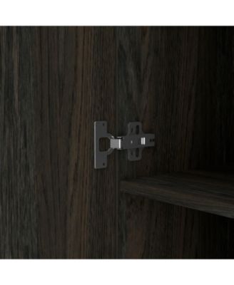 Dakari Multistorage Double Door Cabinet, Five Shelves