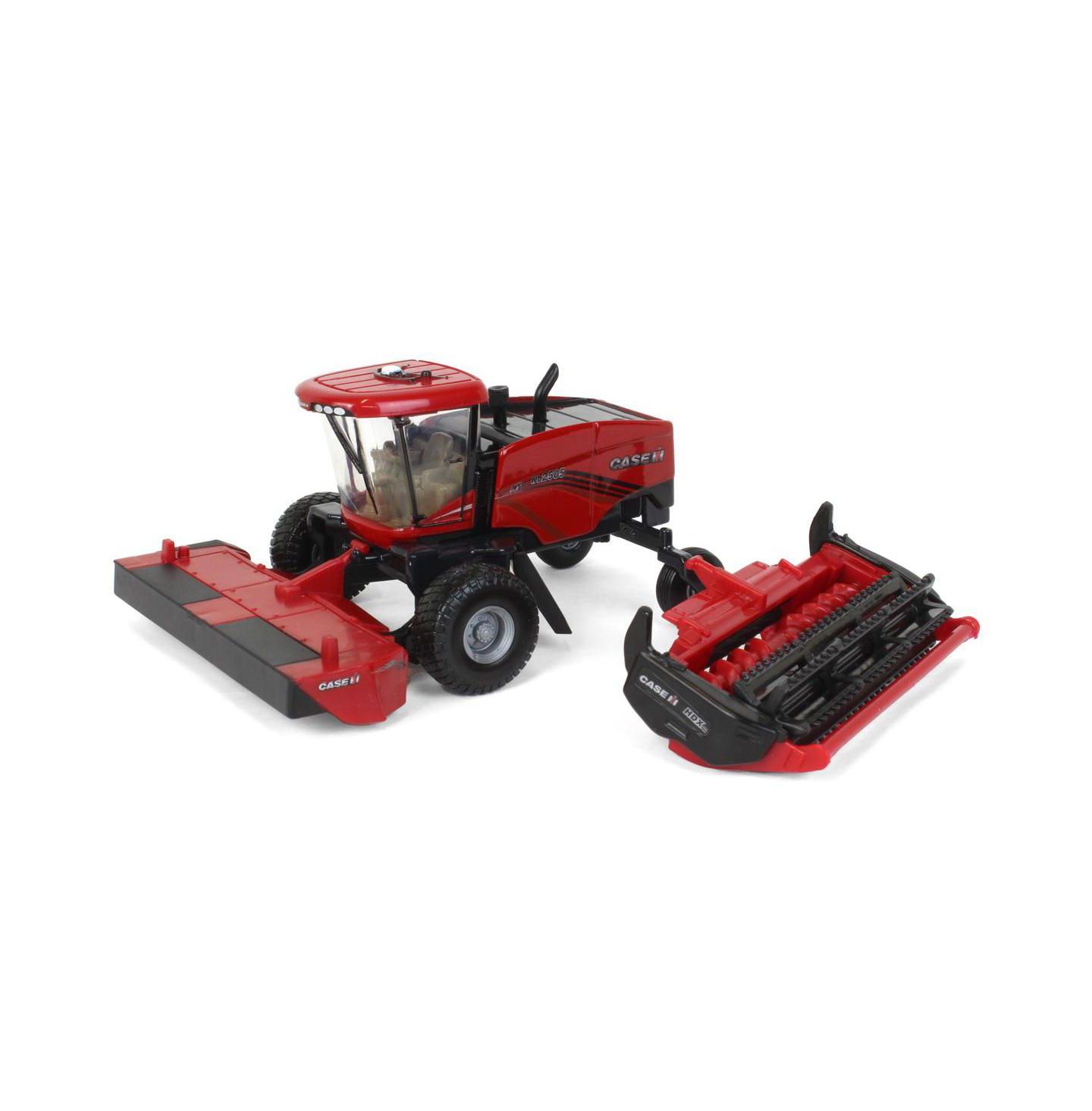 Детская игрушка ERTL 1:64 Scale Case IH WD2505 Windrower with Detachable Heads Collectible Toy Vehicle — фото 1