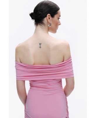 Women's Off Shoulder Mini Dress