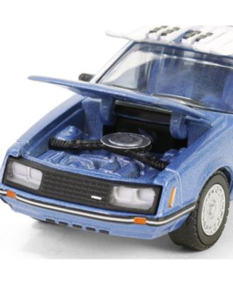 1/64 1967 Mustang Ghia Coupe with Ski Roof Rack Blue Hobby 30510