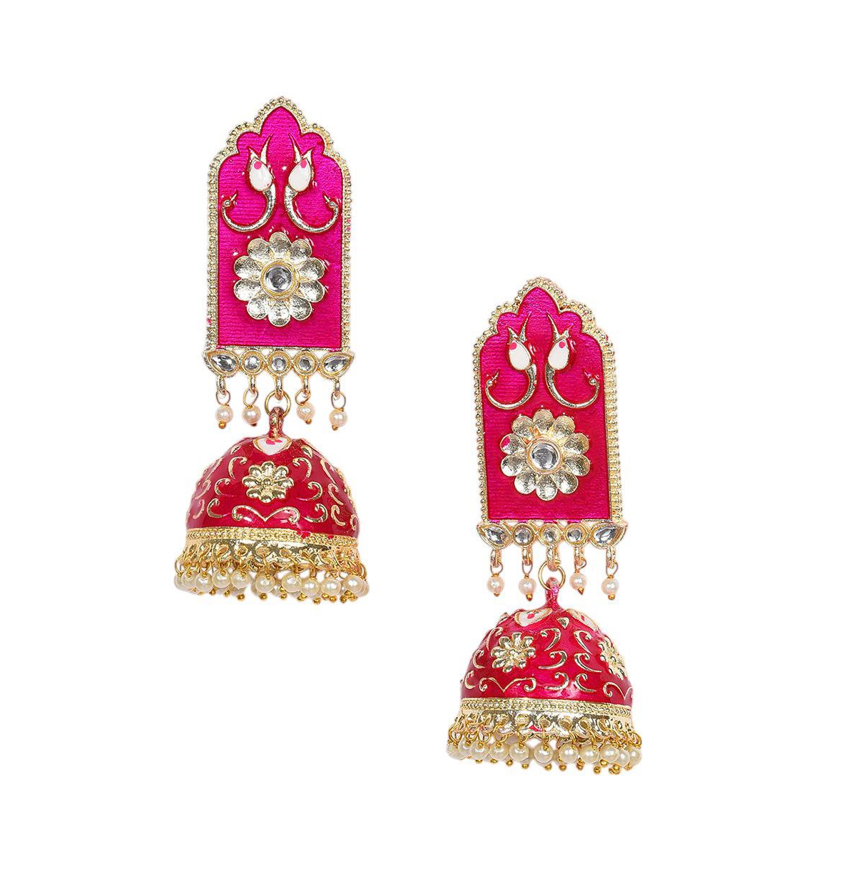 Sohi Floral Drop Earrings