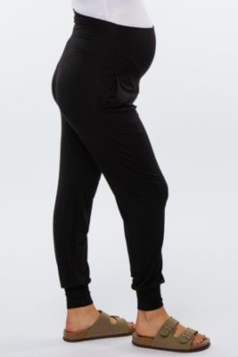 Maternity Navy Blue Band Jogger Pants