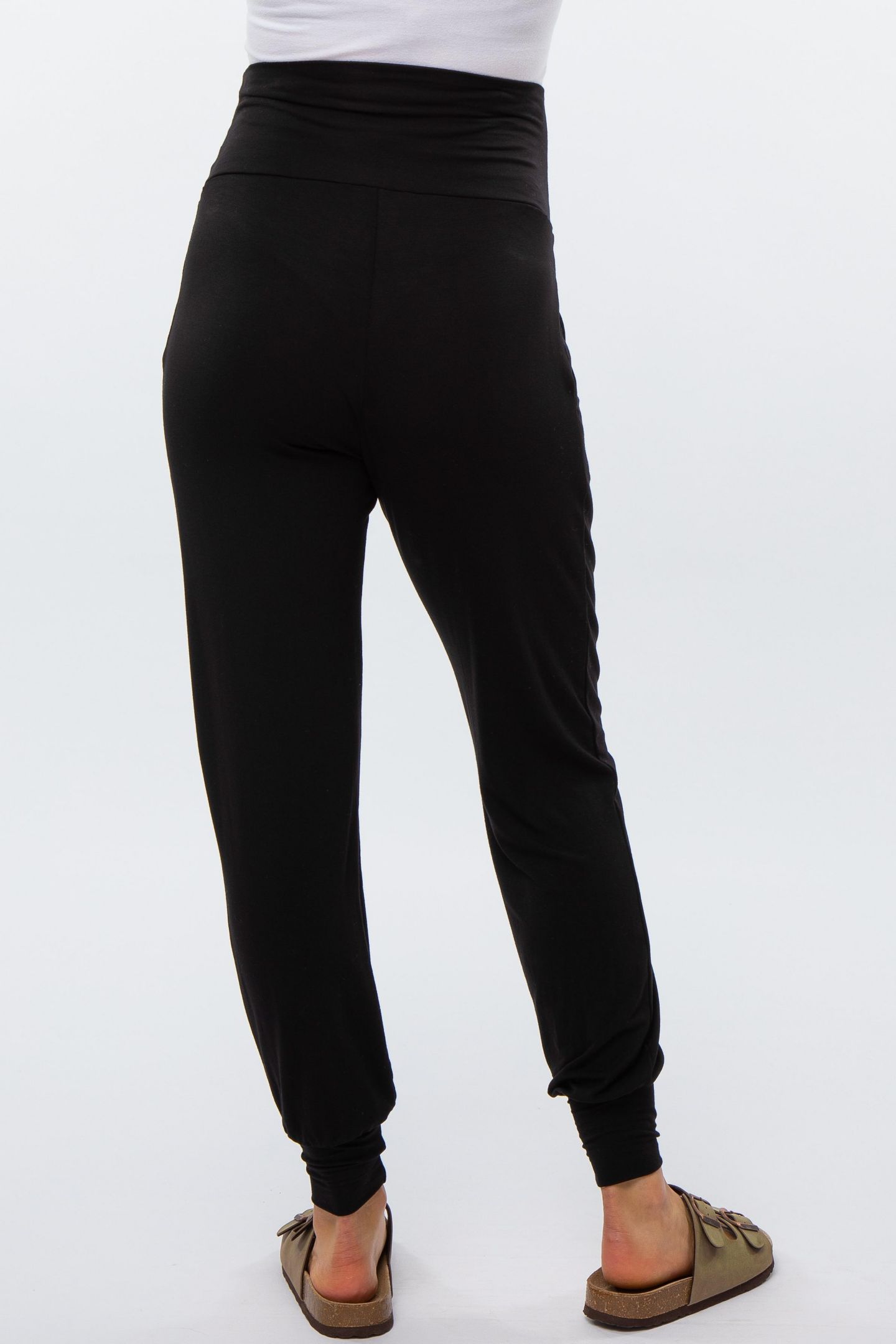 Женские брюки Pinkblush Navy Blue Band Jogger, цвет: Чёрный — фото 6