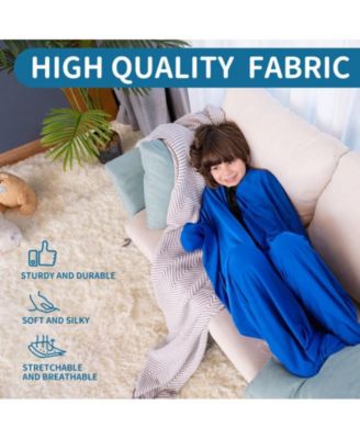 Small Blue Kids Full Body Sensory Socks