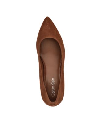 Women's Lenott Pointy Toe Block Heel Pumps