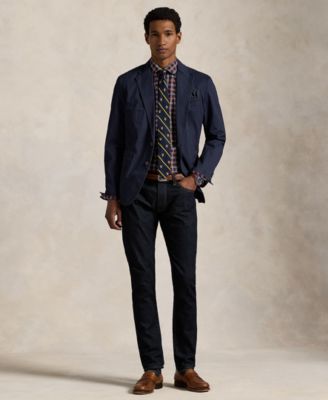 Men's Classic-Fit Plaid Poplin Shirt