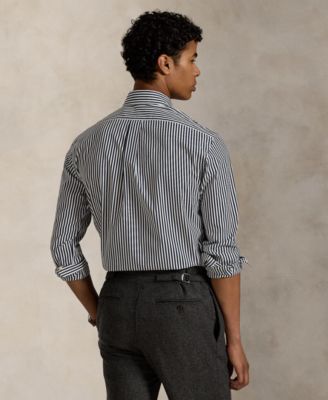 Men's Classic-Fit Striped Poplin Shirt