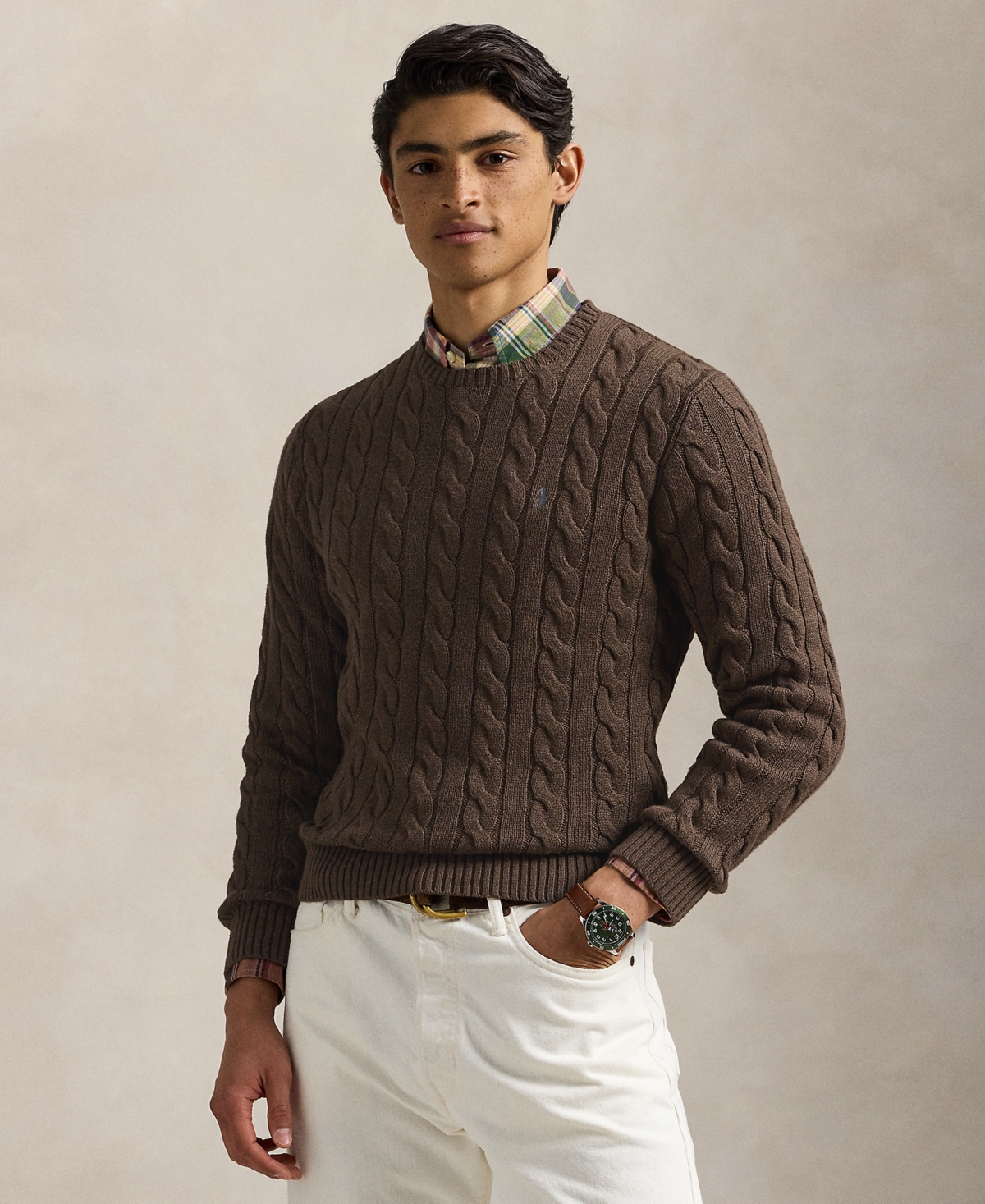 Polo Ralph Lauren Men's Cable-Knit Cotton Sweater