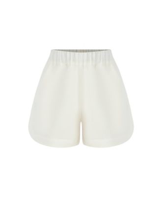Women's Capri Linen Shorts