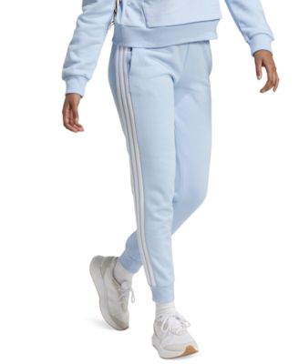 Women's Essentials Three Stripes Fleece Slim Pants