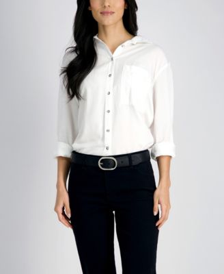 Reversible Center Bar Buckle Dress Belt