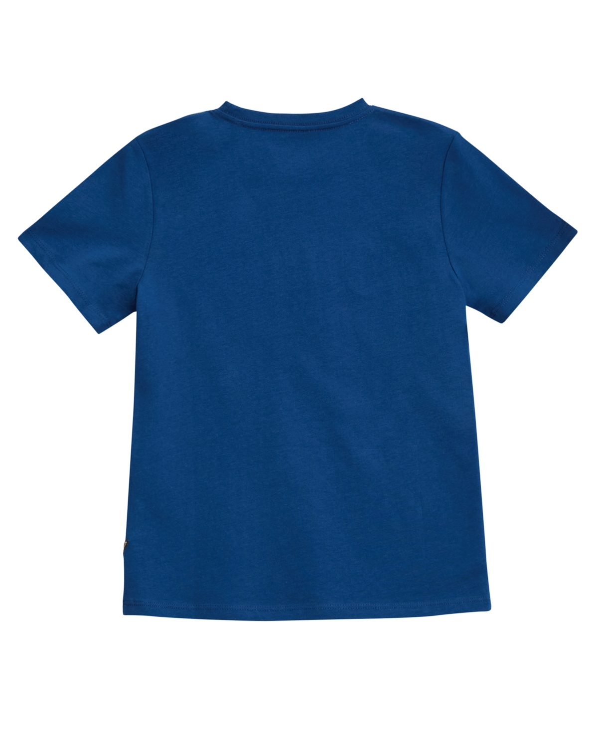 Guess Big Boys Short Sleeve Logo T-shirt In Blue