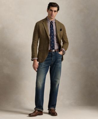 Men's Custom-Fit Gingham Oxford Shirt