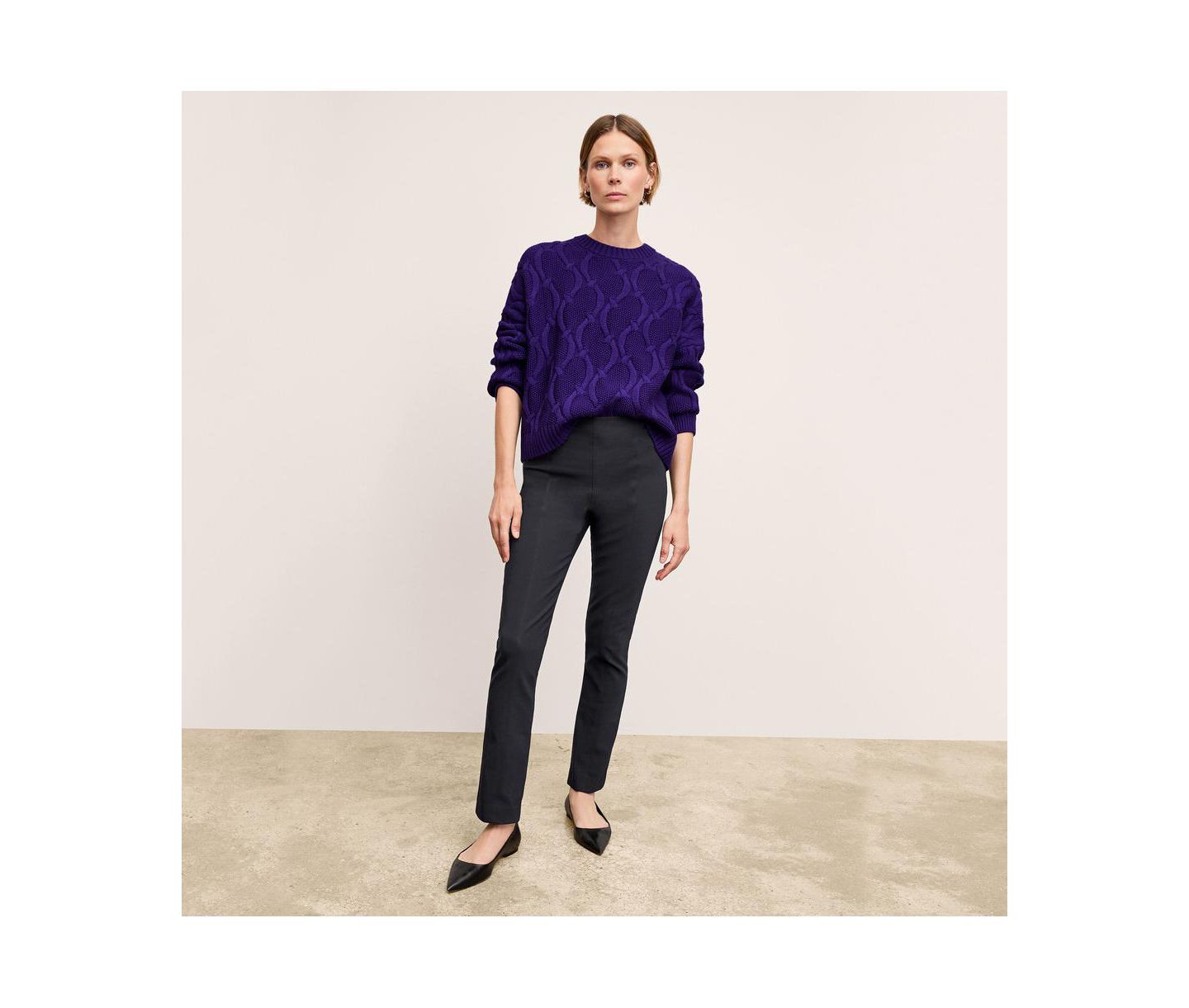 Женские брюки M.M.LaFleur Kick Flare Foster - Eco PowerStretch, цвет: Чёрный — фото 3