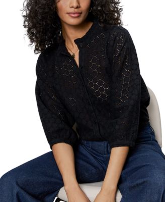 Women's Cotton Petal Drop Blouse