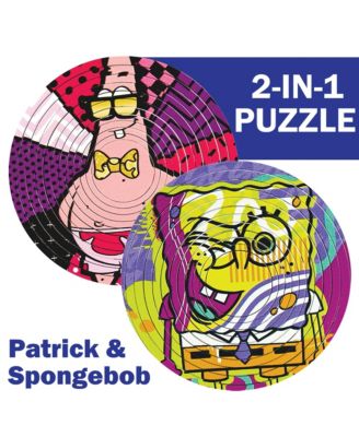 Spin Flip Puzzle: Spongebob & Patrick