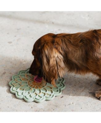 Enrichment Lick Mat: Sage Green Blooming Blossom
