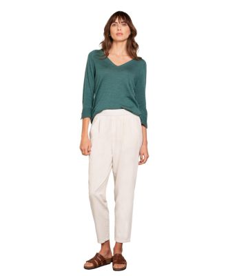 Women's Twill Tapered Pull On Pants