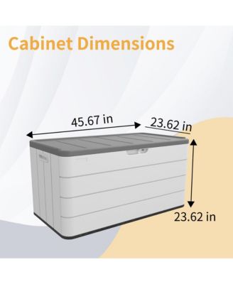 Multi-Functional Bench Storage Box (Weatherproof & Lockable)