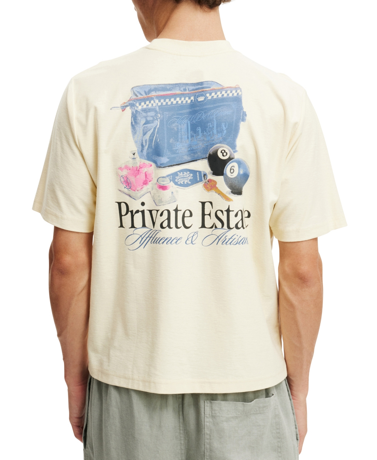 Shop Cotton On Men's Cropped Graphic T-shirt