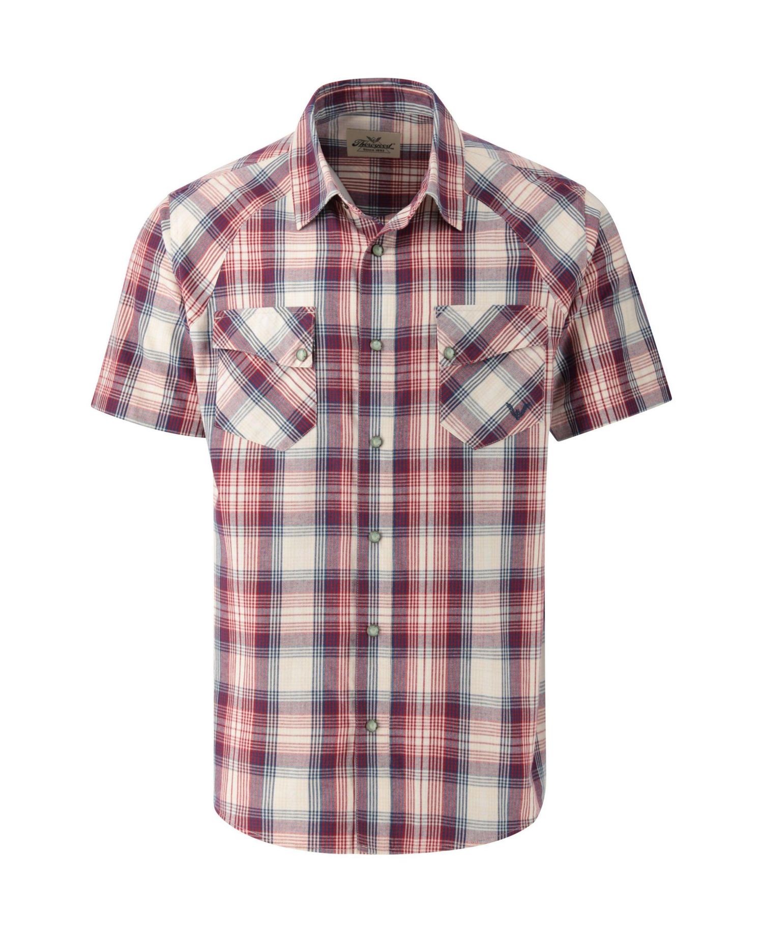 Men's Western Short Sleeve Snap Up Shirt