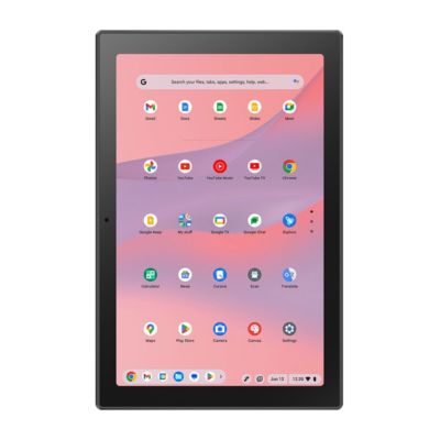 Chromebook CM30 10.5" WUXGA 2-In-1 Touchscreen Laptop, MediaTek Kompanio 520 2.0GHz, 8GB RAM, 128GB eMMC, Chrome OS, Fog Silver