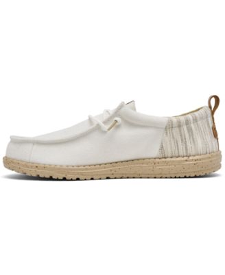 Men's Wally Funk Woven Jacquard Slip-On Casual Moccasin Sneakers from Finish Line