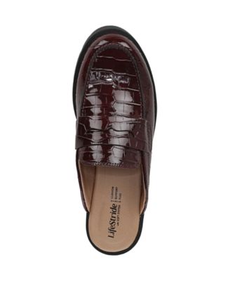 Women's London-Mule Round Toe Lug Sole Mules