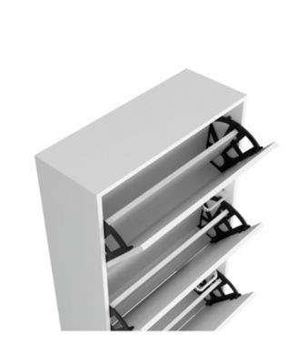 3 Doors, 3 Shelves Crocker Shoe Rack