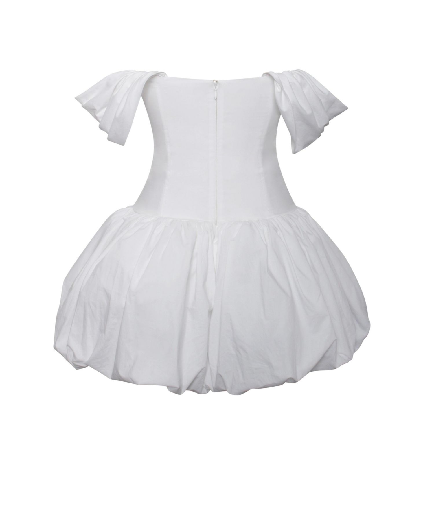 Women's Umika White Bubble Hem Mini Dress