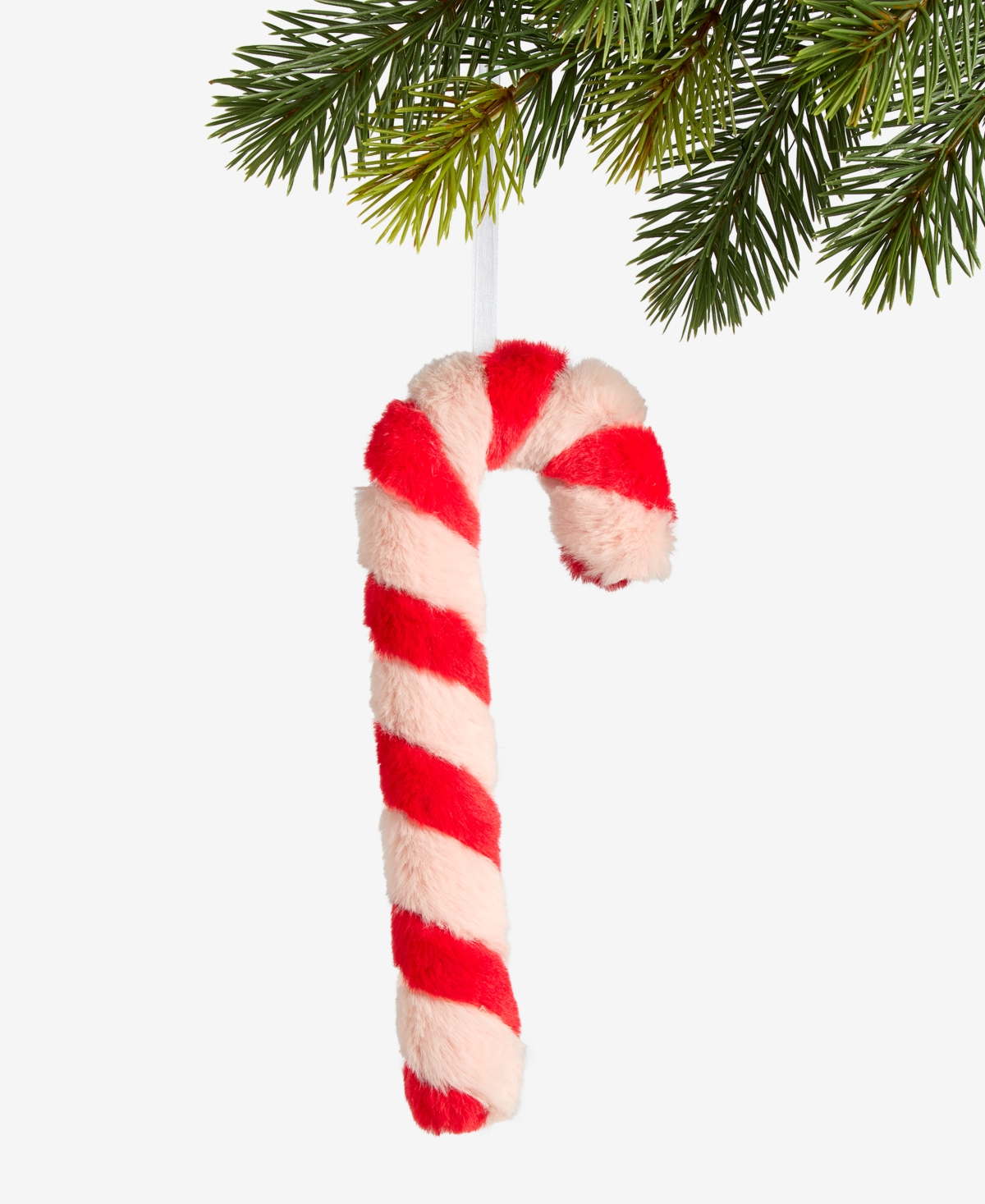 Holiday Lane Tiny Tidings Candy Cane Ornament, Macy's Exclusive In Transparent