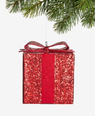 Christmas Cheer Gift Box Ornament, Exclusively Made for Macy's 
