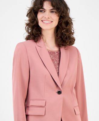 Women's Triple-Pocket Single-Button Stretch Twill Jacket