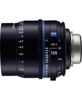 Zeiss 135mm T2.1 CP.3 Compact  Cine Lens (Feet) CF- Compatible with Canon EF EOS Mount