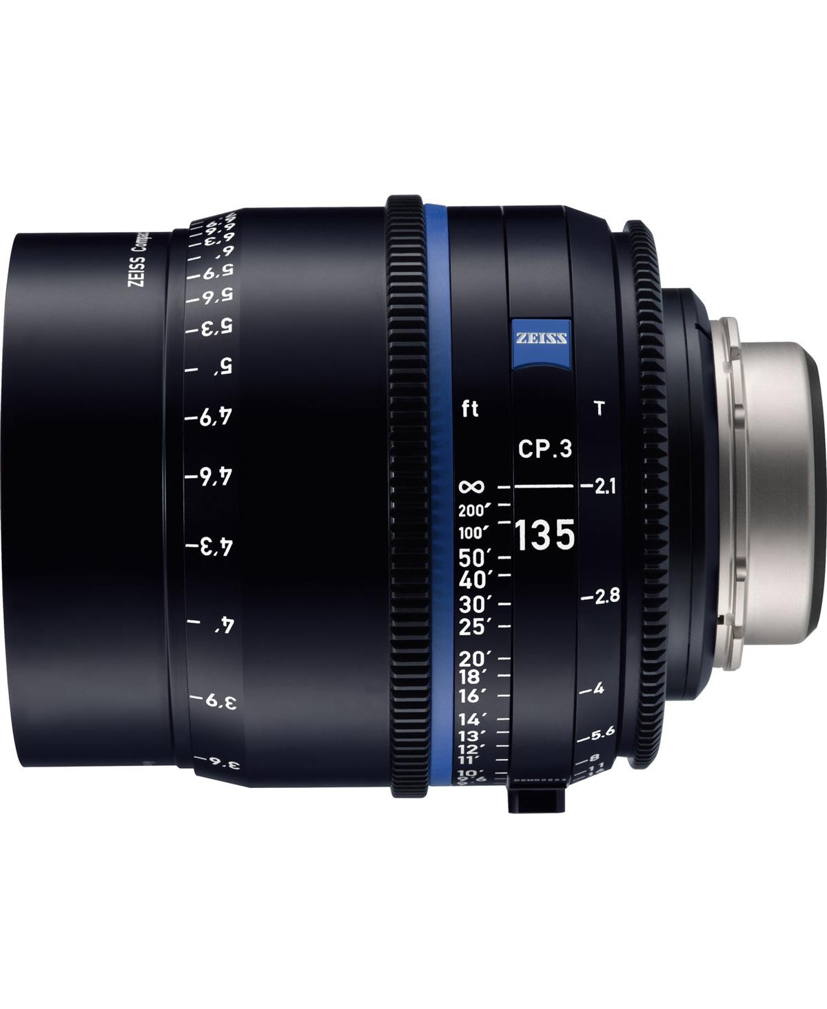 Zeiss Zeiss 135mm T2.1 Cp.3 Compact Cine Lens (Feet) Cf- Compatible with Canon Ef Eos Mount