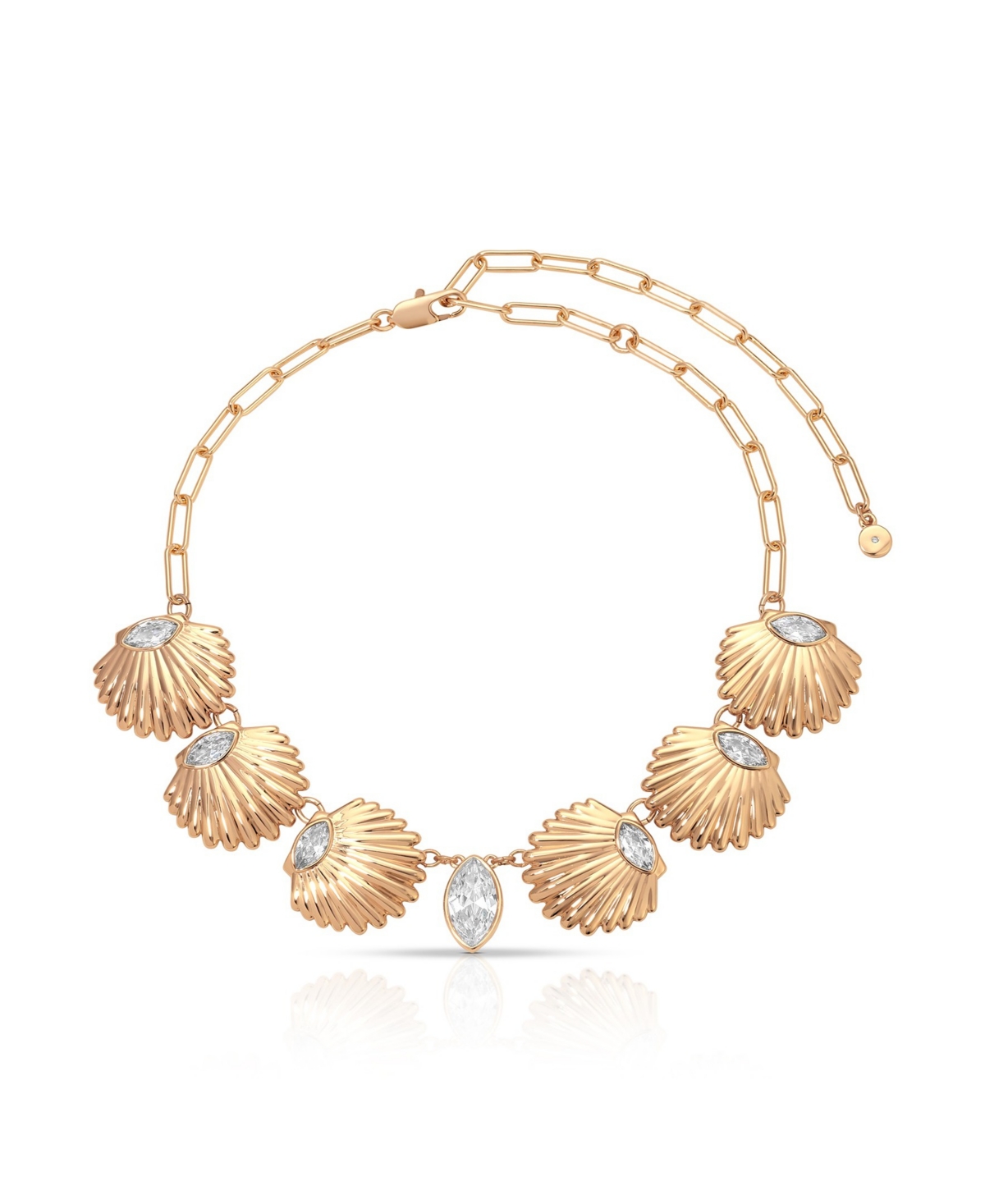 Santorini Shell Choker Necklace - Gold