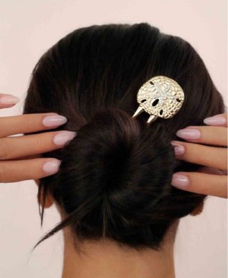 Sand Dollar Hair Pin